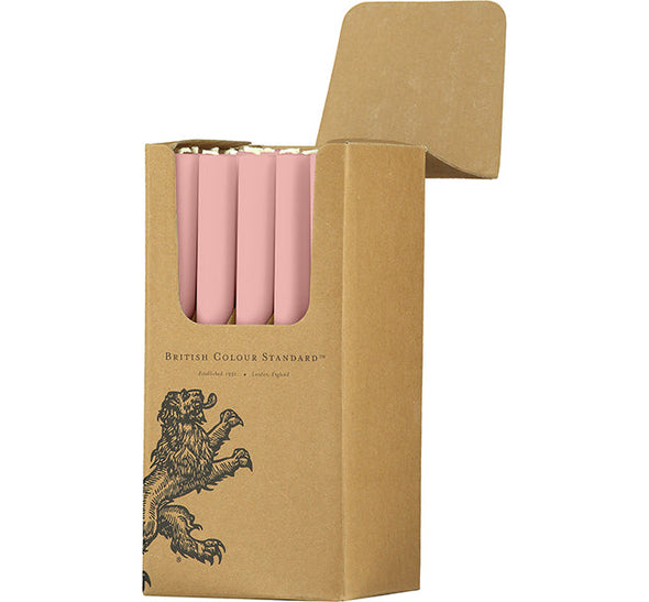 British Colour Standard Eco Dinner Candles, 25cm / 10'' H - 25 per pack