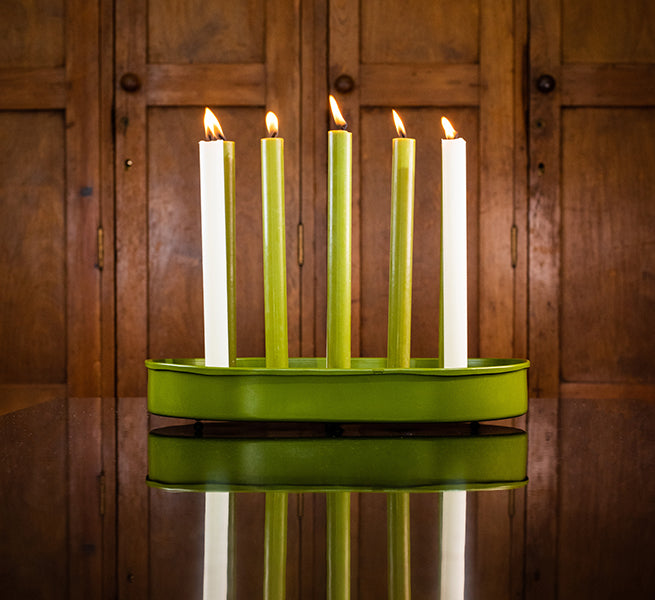 British Colour Standard Metal Candle Platter