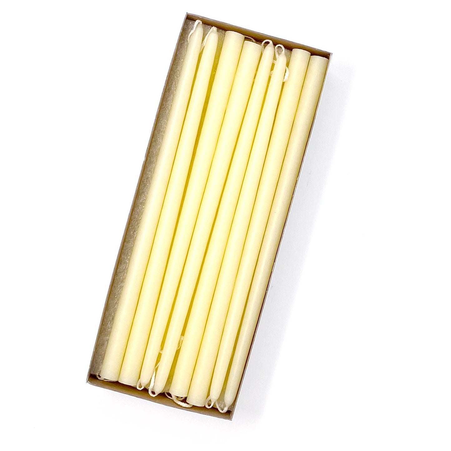Mole Hollow Candles, 10" Tiny Unscented Taper Candle, Set of 24- Choose from 39 Colors!