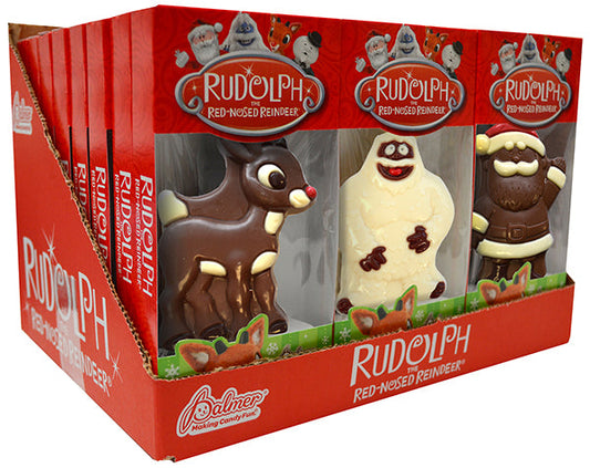 Palmer Milk Chocolate Flavored Rudolph and Pals Characters Stocking Stuffers 2.5 oz - 24 Count Case