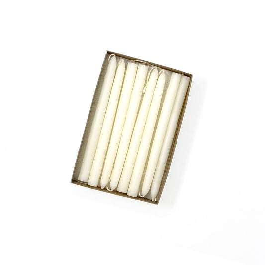 Mole Hollow Candles, 6" Tiny Unscented Taper Candle, Set of 24- Choose from 39 Colors!