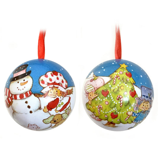 Strawberry Shortcake Candy Ornaments, A Berry Merry Holiday Strawberry Flavored