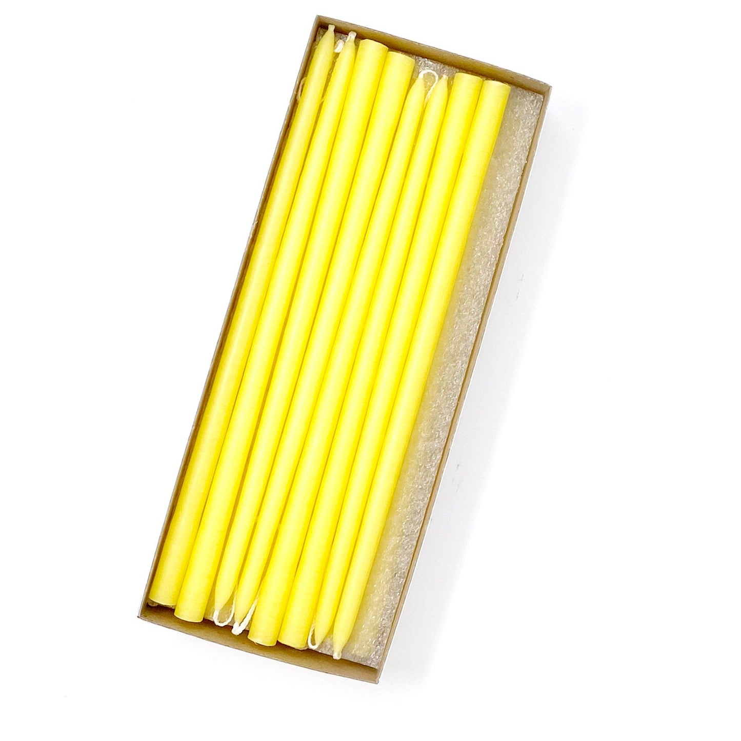 Mole Hollow Candles, 10" Tiny Unscented Taper Candle, Set of 24- Choose from 39 Colors!