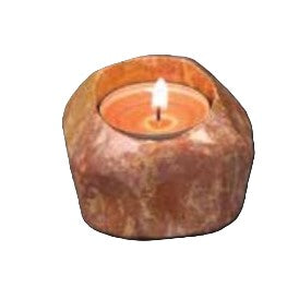 Natural Stone Candle Holder for Intentional Spaces