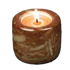 Marbled Candle Holder for Elevated Ambiance