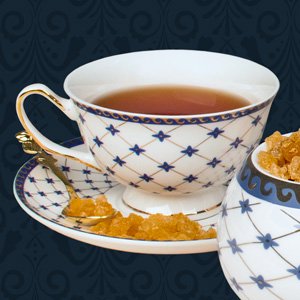 100% Natural Cane Rock Crystal Tea Sugar, 1 LB Resealable Bag