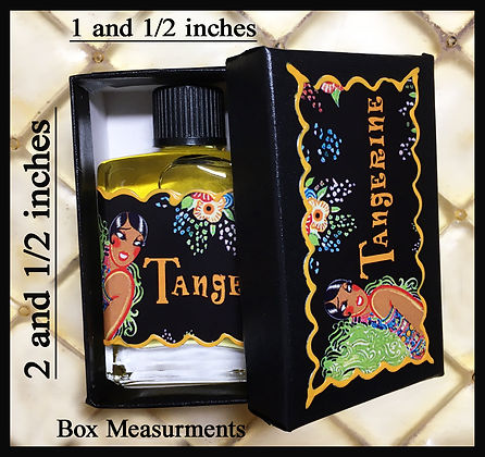 Seventh Muse, Perfume Oil in Black Box, Tangerine Scent