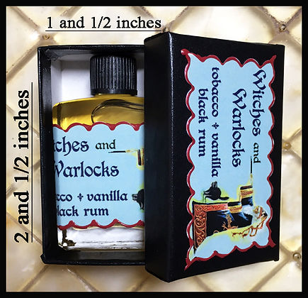 Seventh Muse, Perfume Oil in Black Box, Witches & Warlocks Scent