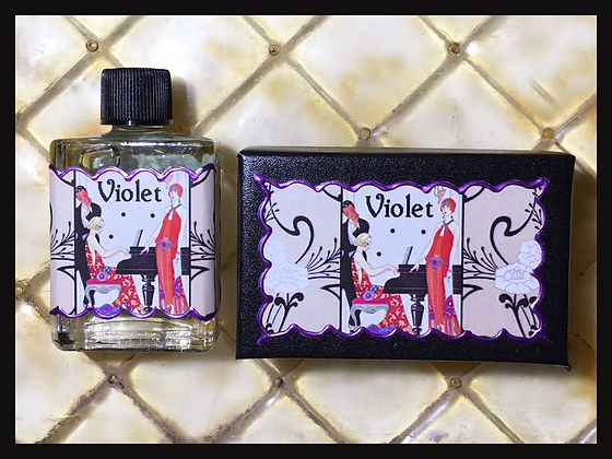 Seventh Muse, Perfume Oil in Black Box, Violet Scent