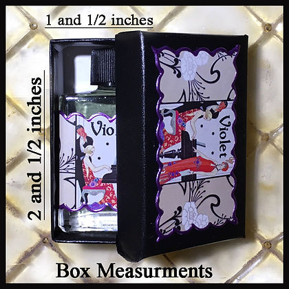 Seventh Muse, Perfume Oil in Black Box, Violet Scent