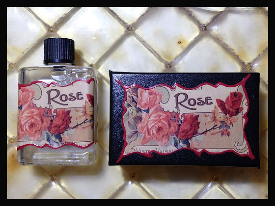 Seventh Muse, Perfume Oil in Black Box, Rose Scent