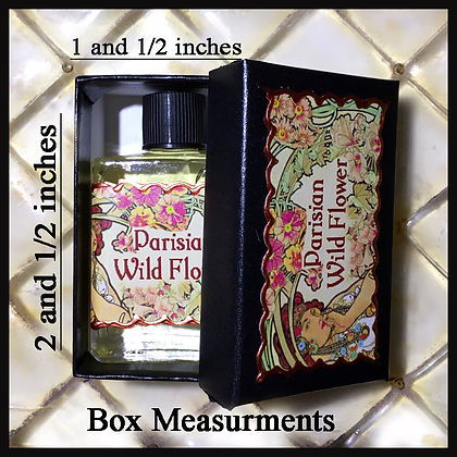 Seventh Muse, Perfume Oil in Black Box, Parisian Wild Flower Scent