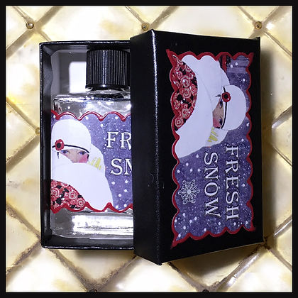 Seventh Muse, Perfume Oil in Black Box, Fresh Snow Scent