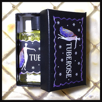 Seventh Muse, Perfume Oil in Black Box, Tuberose Scent