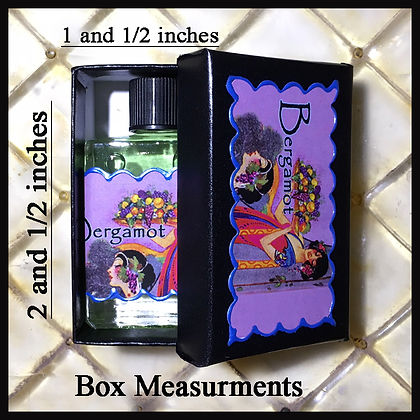 Seventh Muse, Perfume Oil in Black Box, Bergamot Scent