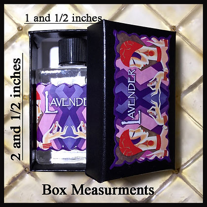 Seventh Muse, Perfume Oil in Black Box, Lavender Scent