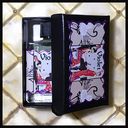Seventh Muse, Perfume Oil in Black Box, Violet Scent