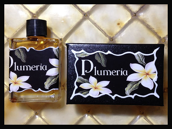 Seventh Muse, Perfume Oil in Black Box, Plumeria Scent