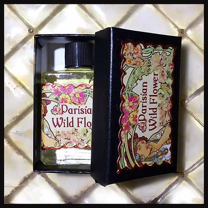 Seventh Muse, Perfume Oil in Black Box, Parisian Wild Flower Scent