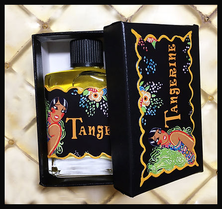 Seventh Muse, Perfume Oil in Black Box, Tangerine Scent