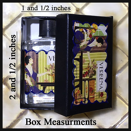 Seventh Muse, Perfume Oil in Black Box, Verbena Scent