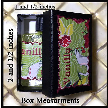 Seventh Muse, Perfume Oil in Black Box, Vanilla Scent