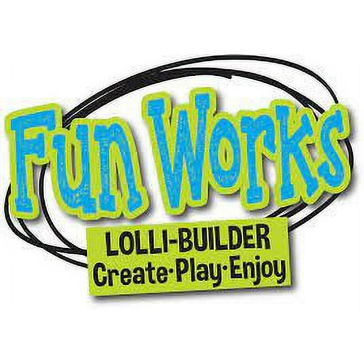 Foreign Candy Fun Works Lolli Builder Candy, 1.9 Ounce - 24 Count Display Box
