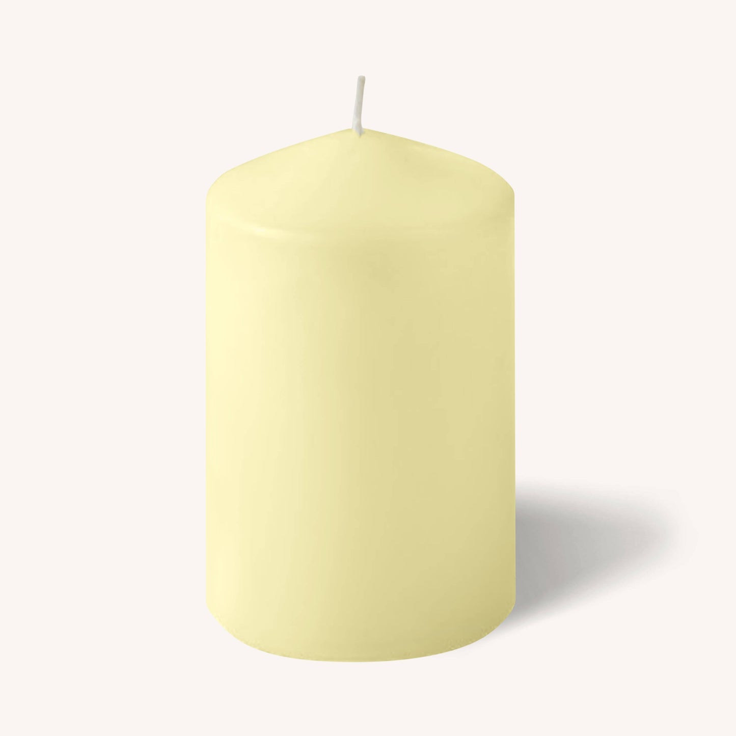 Ivory Pillar Candles - 3" x 6" - 6 Pack