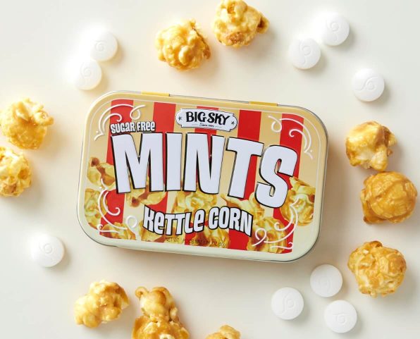 Big Sky Sugar Free Mint Candy, 1.76 Ounce (50g) Tin - 6 Count Display Tray