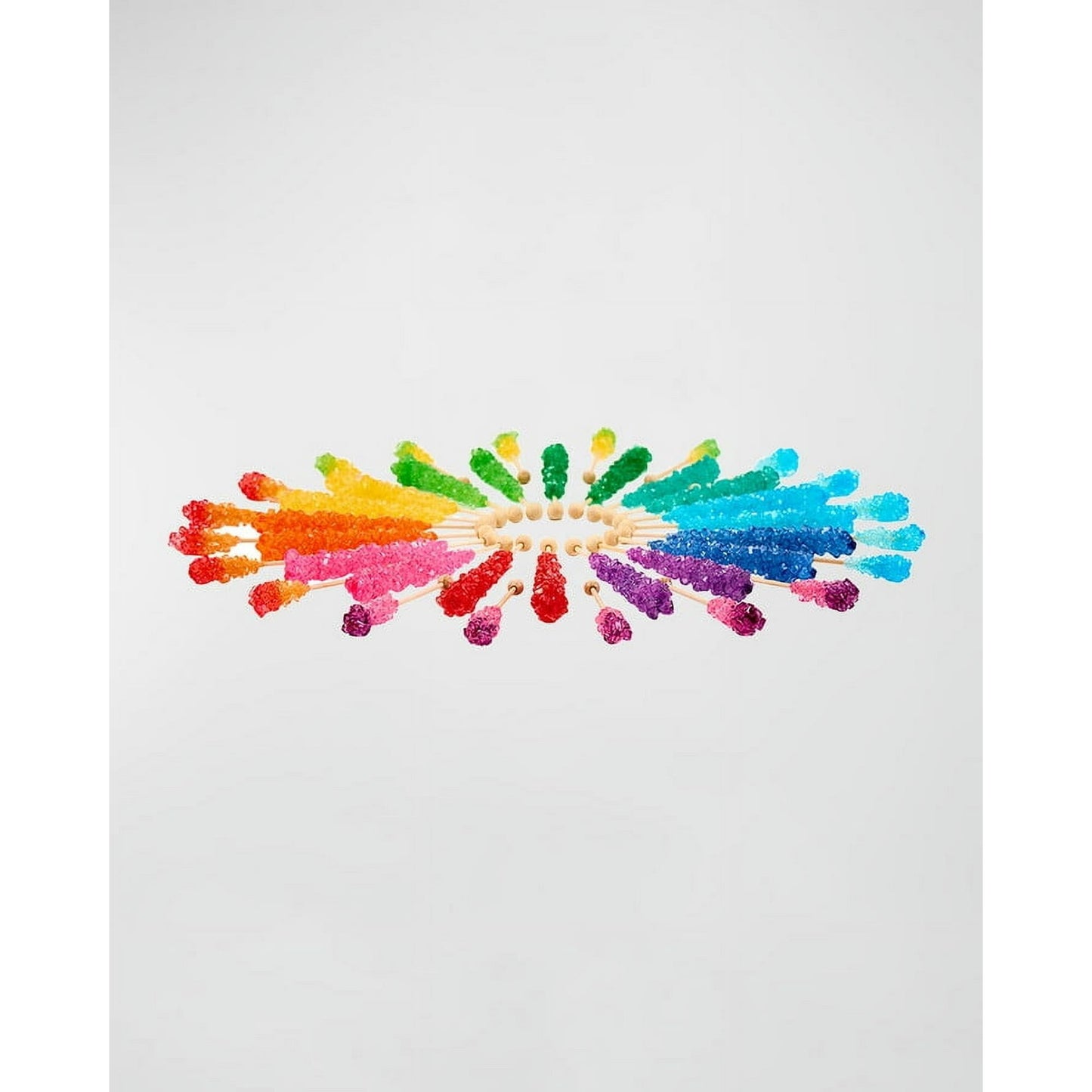 Squire Boone Candy Bar Rainbow Rock Candy 20 Sticks 18"