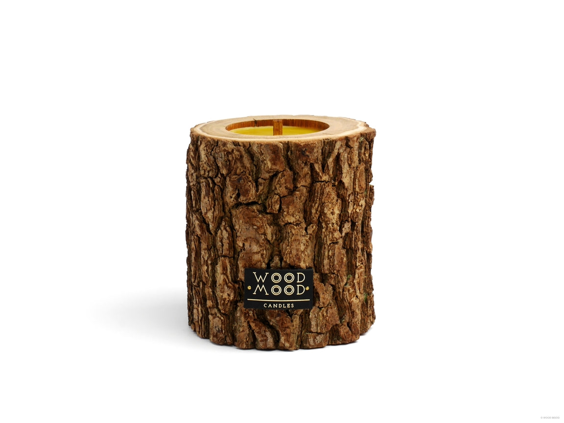 Rocky Coniferous, Original Size – rechargeable interior candle in wood