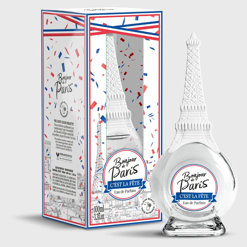 Bonjour De Paris, Eau de Parfum, C'est La fete, 100 ml (3.3 fl oz)