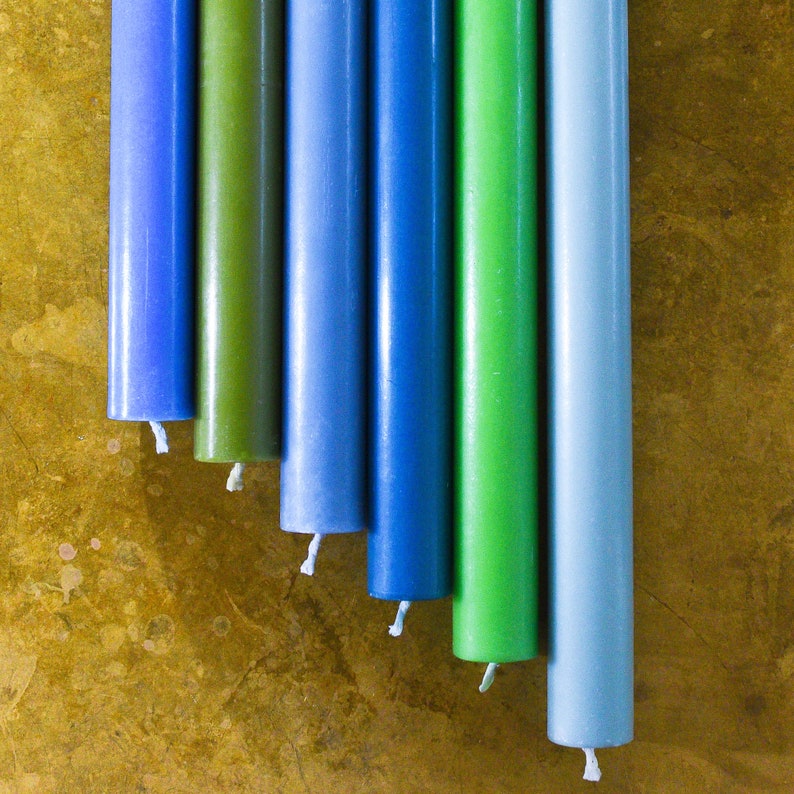 British Colour Standard Eco Dinner Candles, 25cm / 10'' H - 25 per pack