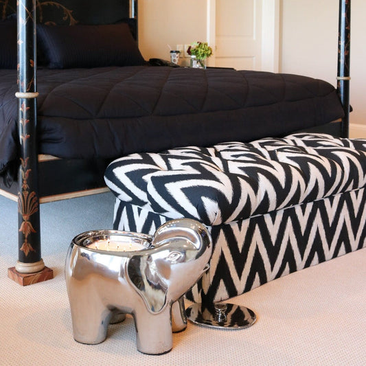 Silver Grand Elephant Scented 5 Wick Candle, 20 oz