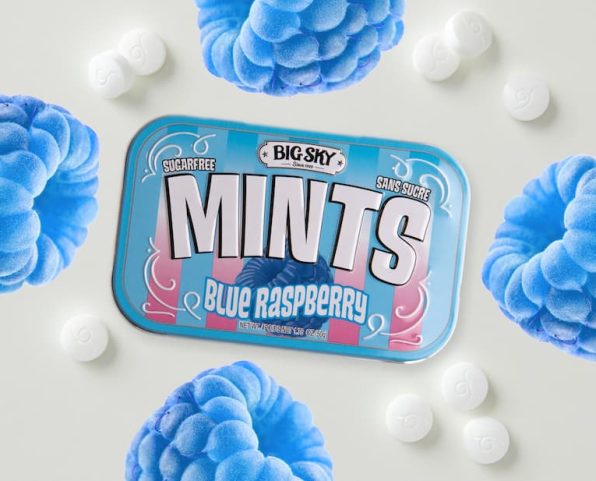 Big Sky Sugar Free Mint Candy, 1.76 Ounce (50g) Tin - 6 Count Display Tray