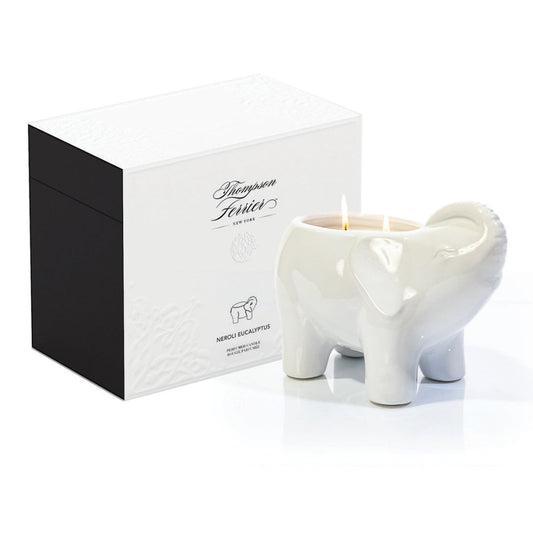 White Elephant Double Wick Candle, Neroli Eucalyptus Fragrance, 28 oz