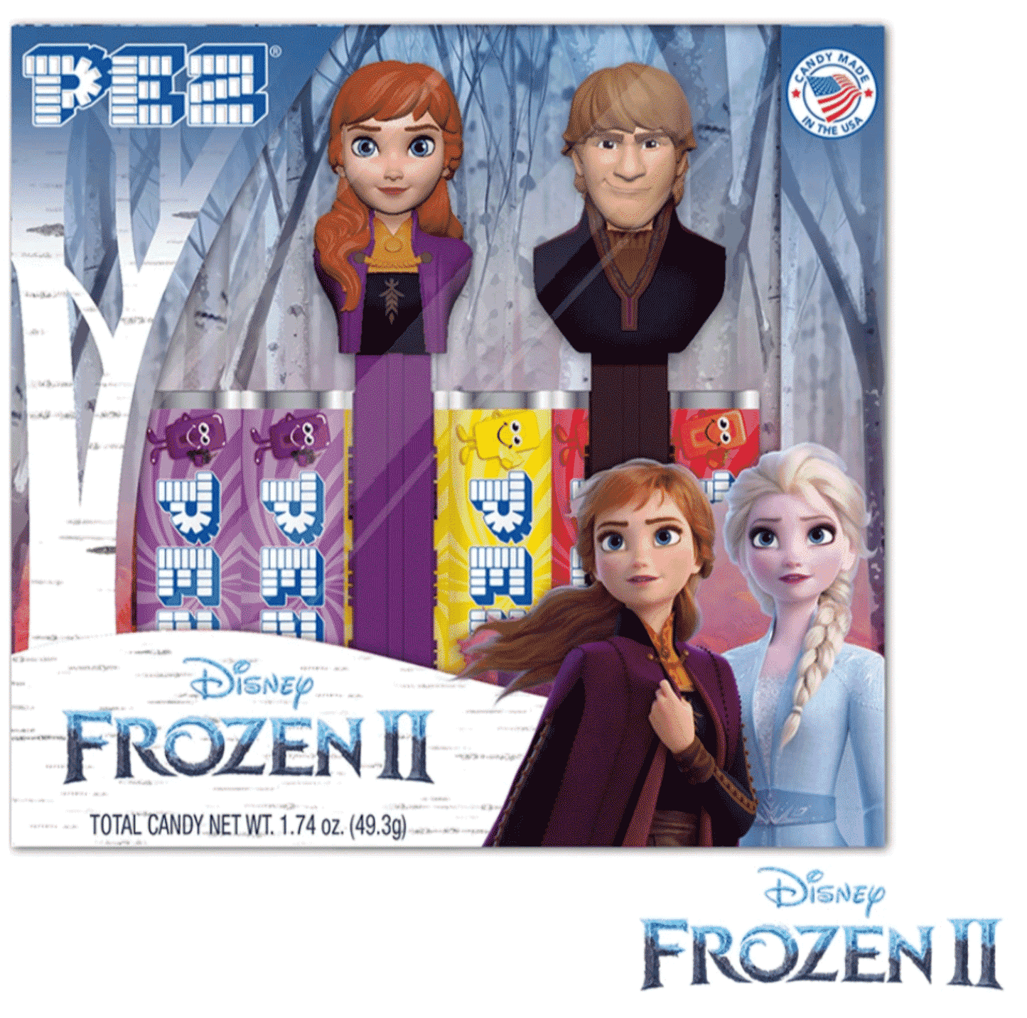 PEZ Candy Disney Frozen 2 Gift Set, Frozen II Twin Pack