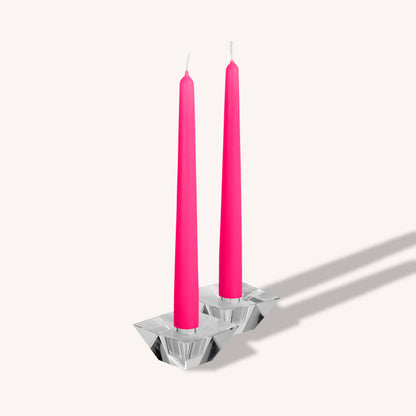 Fuschia Taper Candles - 14 Inch - 12 Pack
