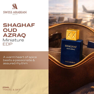 Swiss Arabian Shaghaf Oud Azraq Luxury Eau de Parfum Unisex Perfume Spray