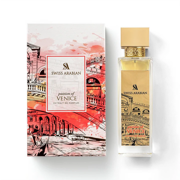 Swiss Arabian Passion of Venice Luxury Extrait de Parfum Unisex Perfume Spray, 100 ml