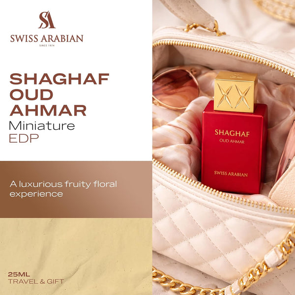 Swiss Arabian Shaghaf Oud Ahmar Luxury Eau de Parfum Unisex Perfume Spray