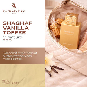 Swiss Arabian Shaghaf Vanilla Toffee Luxury Eau de Parfum Unisex Perfume Spray