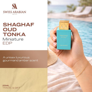Swiss Arabian Shaghaf Oud Tonka Luxury Eau de Parfum Unisex Perfume Spray