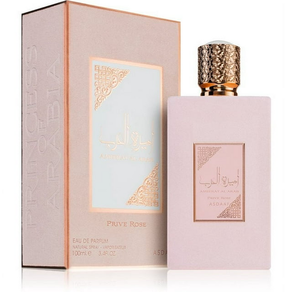 Lattafa Asdaaf Ameer Al Arab Private Rose Eau de Parfum Spray for Women, 100 ml