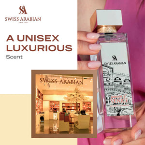 Swiss Arabian Passion of Venice Luxury Extrait de Parfum Unisex Perfume Spray, 100 ml