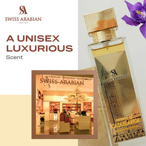 Swiss Arabian Essence of Casablanca Extrait de Parfum Unisex Perfume Spray, 100 ml