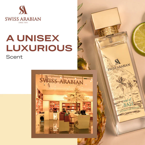Swiss Arabian Soul of Bali Luxury Extrait de Parfum Unisex Perfume Spray, 100 ml