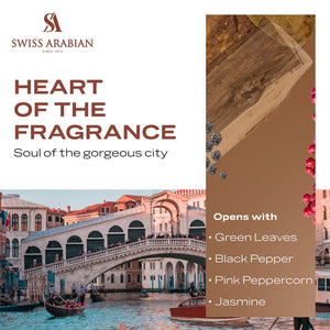 Swiss Arabian Passion of Venice Luxury Extrait de Parfum Unisex Perfume Spray, 100 ml