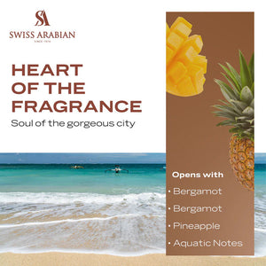 Swiss Arabian Soul of Bali Luxury Extrait de Parfum Unisex Perfume Spray, 100 ml