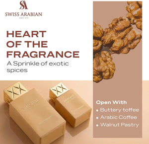 Swiss Arabian Shaghaf Vanilla Toffee Luxury Eau de Parfum Unisex Perfume Spray